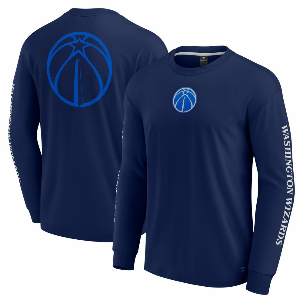 Fanatics - Washington Wizards Elements Strive Long Sleeve T-Shirt  - Navy
