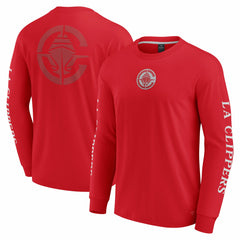 Fanatics - LA Clippers Elements Strive Long Sleeve T-Shirt  - Red