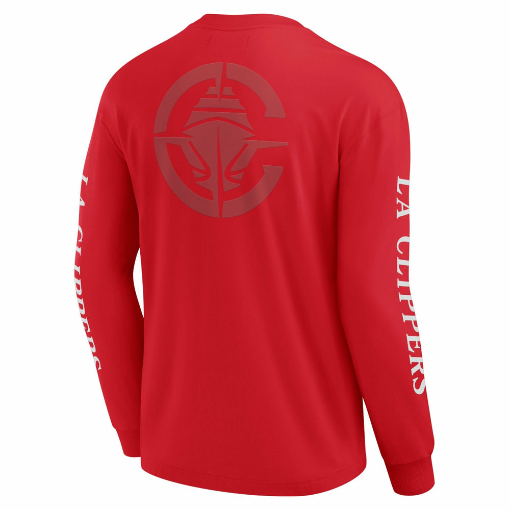 Fanatics - LA Clippers Elements Strive Long Sleeve T-Shirt  - Red