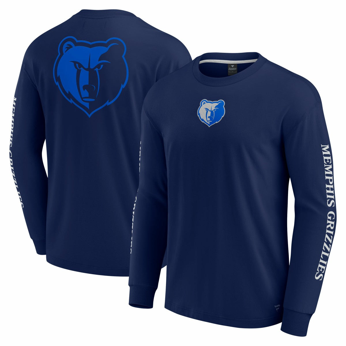 Fanatics - Memphis Grizzlies Elements Strive Long Sleeve T-Shirt  - Navy
