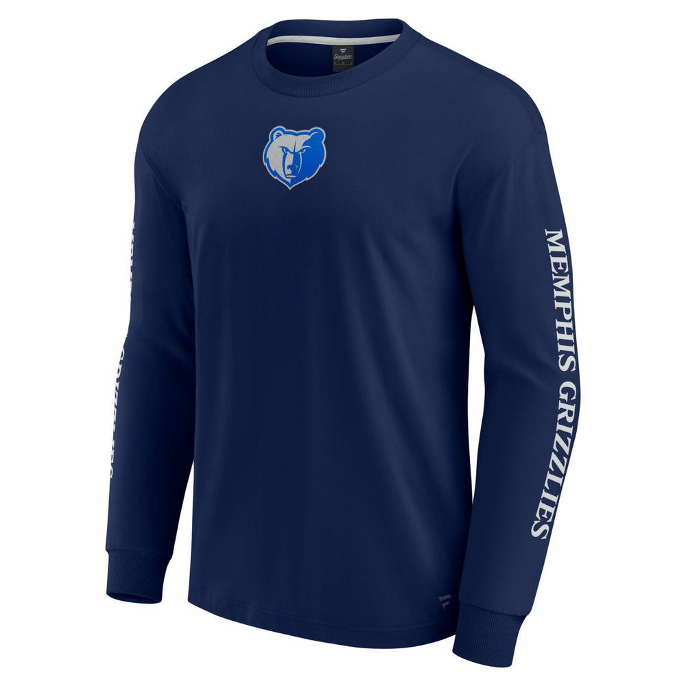 Fanatics - Memphis Grizzlies Elements Strive Long Sleeve T-Shirt  - Navy