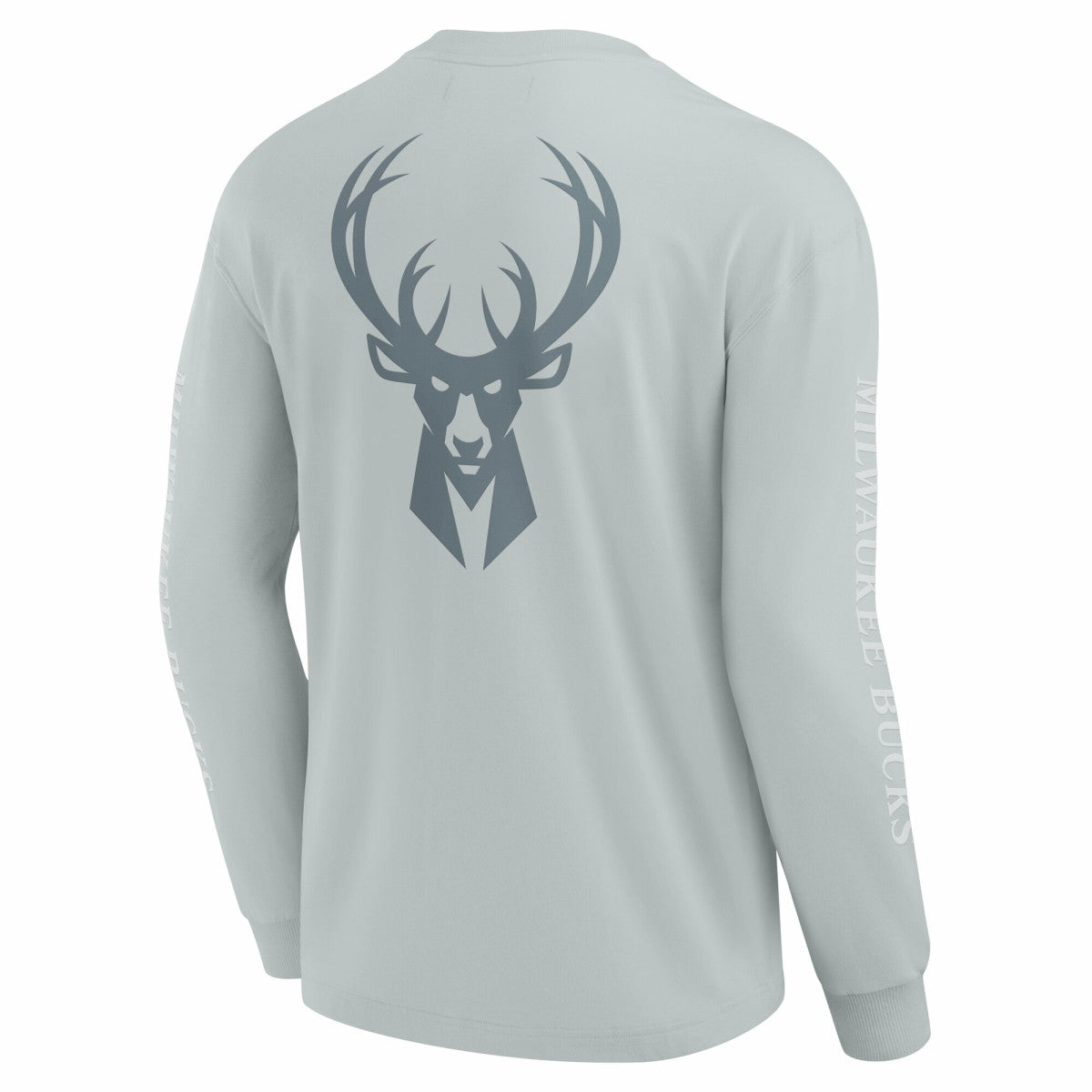 Fanatics - Milwaukee Bucks Elements Strive Long Sleeve T-Shirt  - Gray