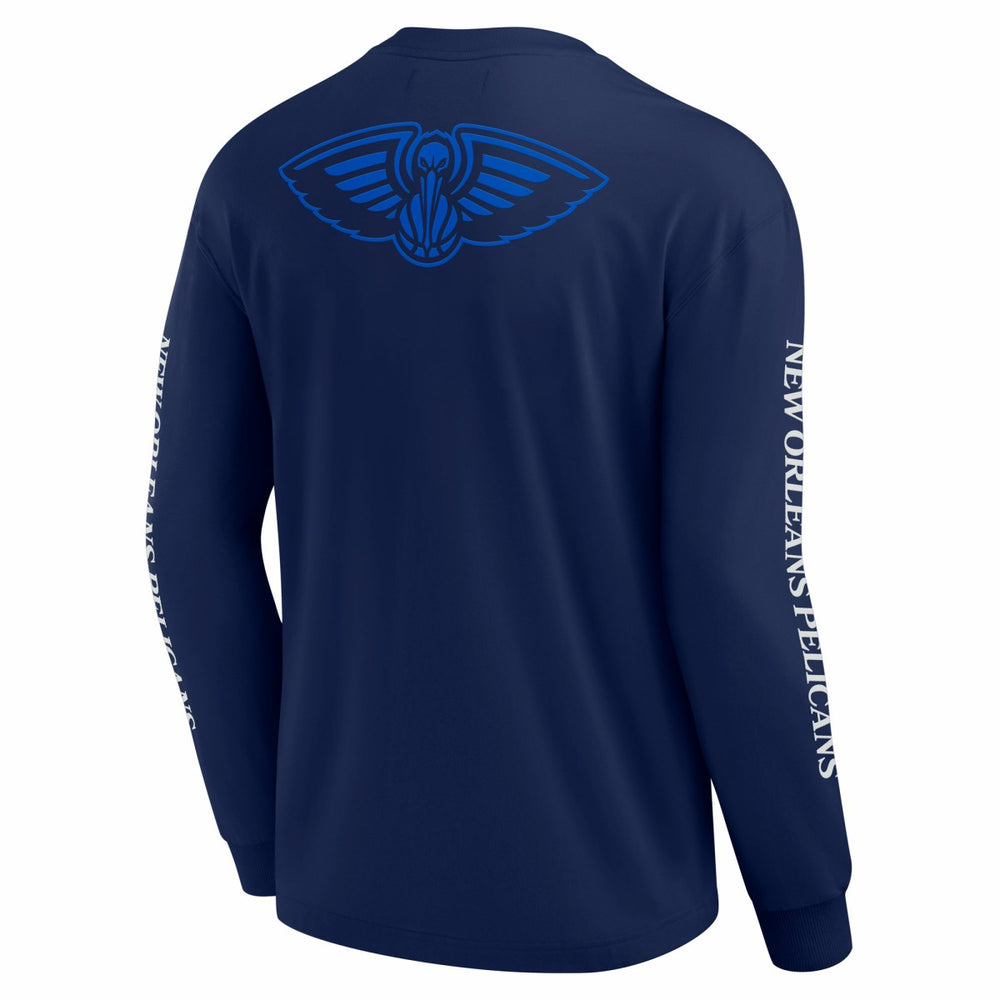 Fanatics - New Orleans Pelicans Elements Strive Long Sleeve T-Shirt  - Navy