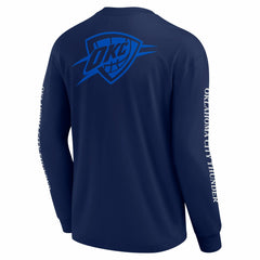 Fanatics - Oklahoma City Thunder Elements Strive Long Sleeve T-Shirt  - Navy
