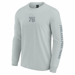 Fanatics - Philadelphia 76ers Elements Strive Long Sleeve T-Shirt  - Gray