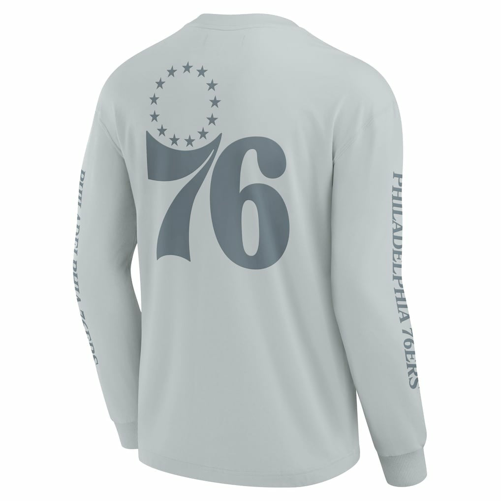 Fanatics - Philadelphia 76ers Elements Strive Long Sleeve T-Shirt  - Gray