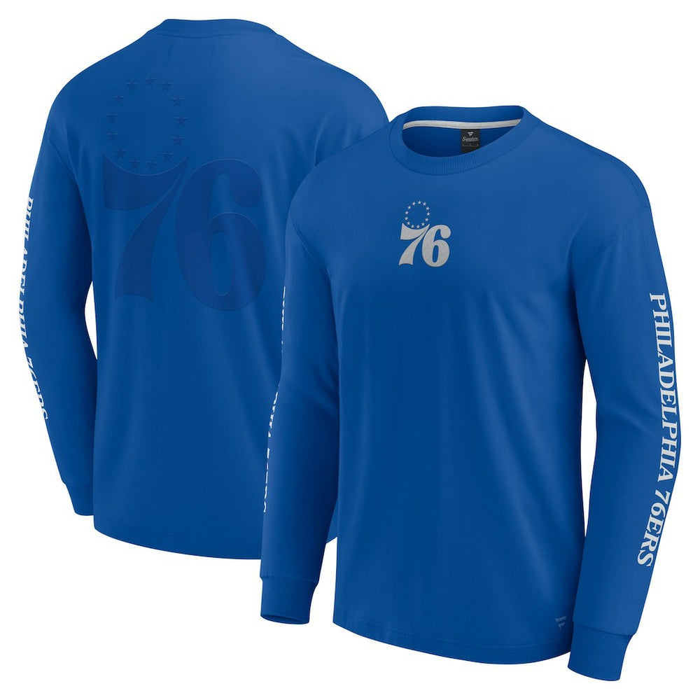 Fanatics - Philadelphia 76ers Elements Strive Long Sleeve T-Shirt  - Royal