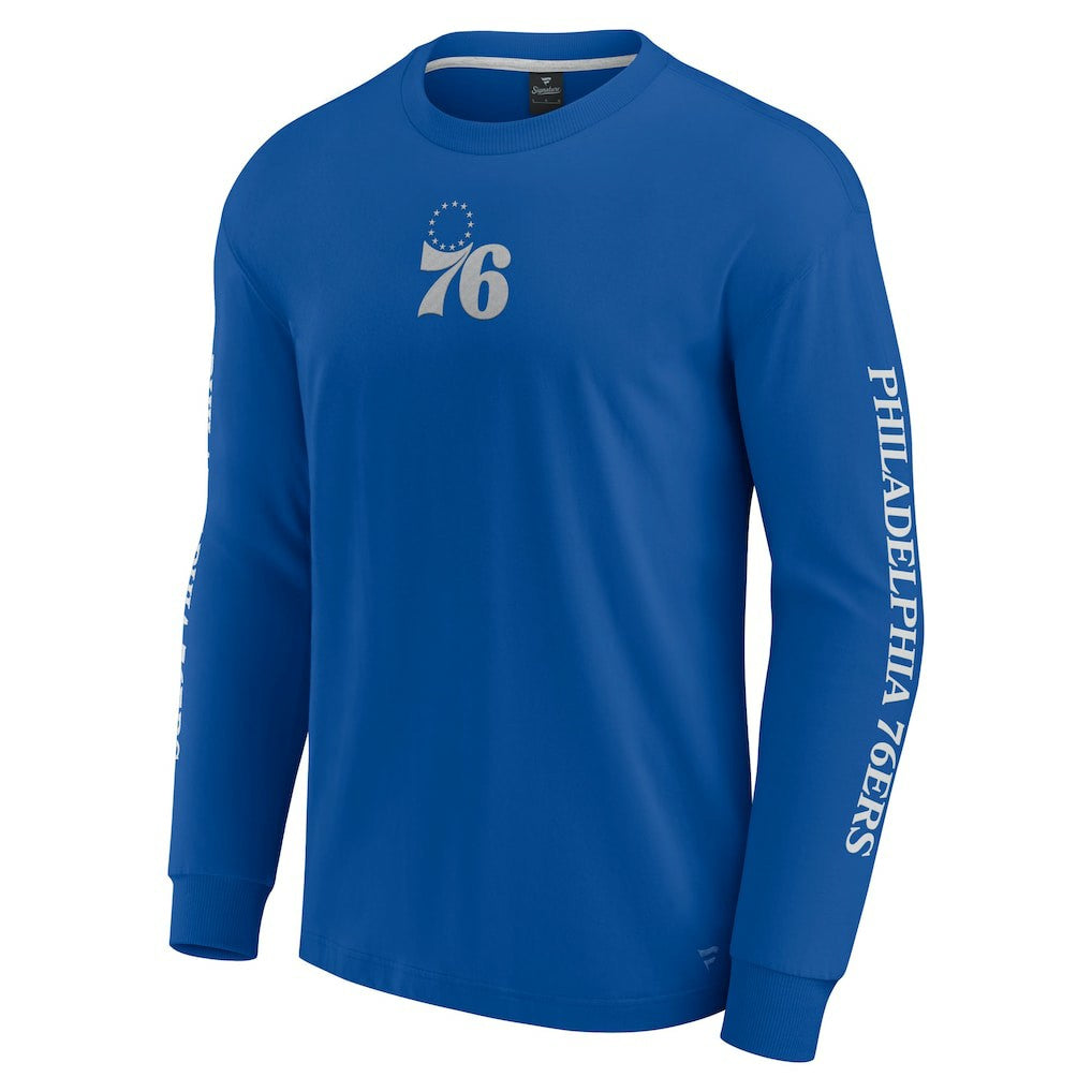 Fanatics - Philadelphia 76ers Elements Strive Long Sleeve T-Shirt  - Royal