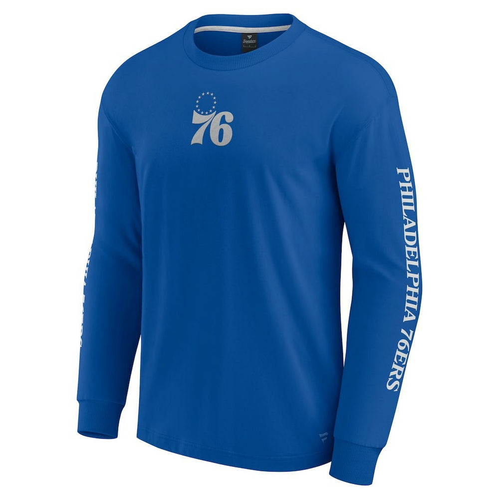 Fanatics - Philadelphia 76ers Elements Strive Long Sleeve T-Shirt  - Royal