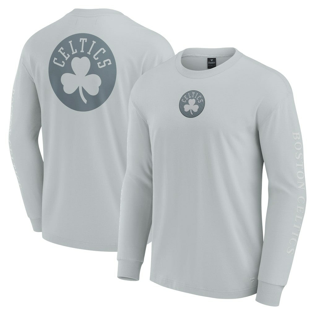 Fanatics - Boston Celtics Elements Strive Long Sleeve T-Shirt  - Gray