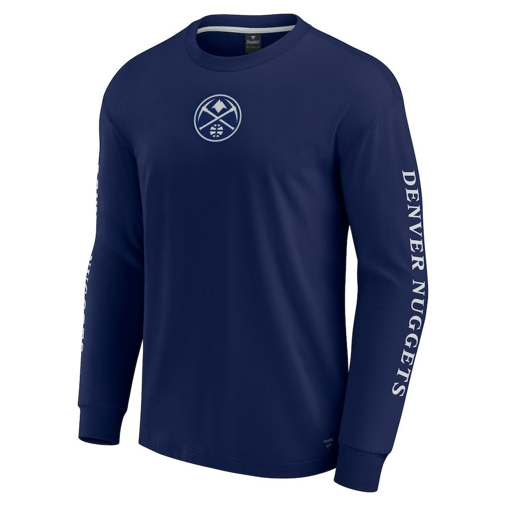 Fanatics - Denver Nuggets Elements Strive Long Sleeve T-Shirt  - Navy