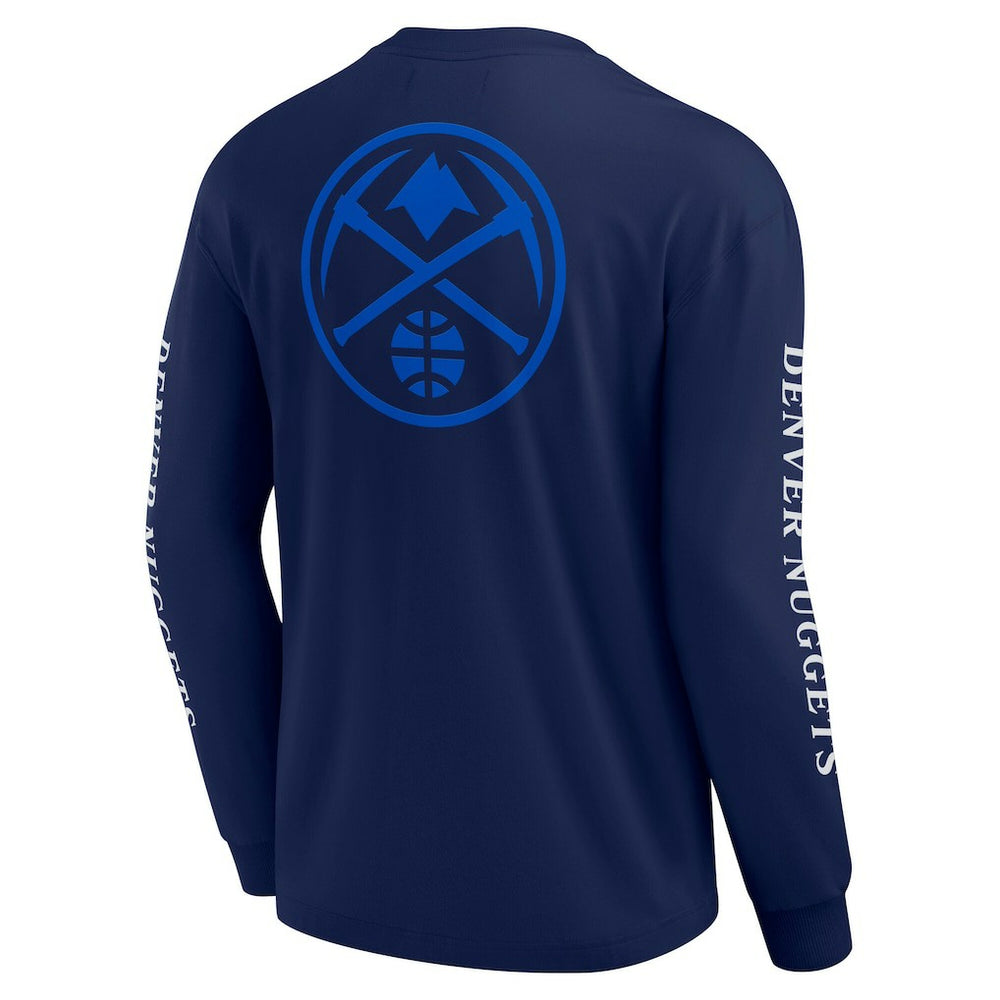 Fanatics - Denver Nuggets Elements Strive Long Sleeve T-Shirt  - Navy