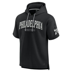 Fanatics - Philadelphia 76ers Elements Ready Short Sleeve Pullover Hoodie - Black
