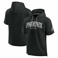 Fanatics - Phoenix Suns Elements Ready Short Sleeve Pullover Hoodie - Black