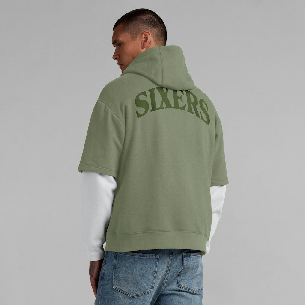 Fanatics - Philadelphia 76ers Elements Sleek Pullover Hoodie - Olive