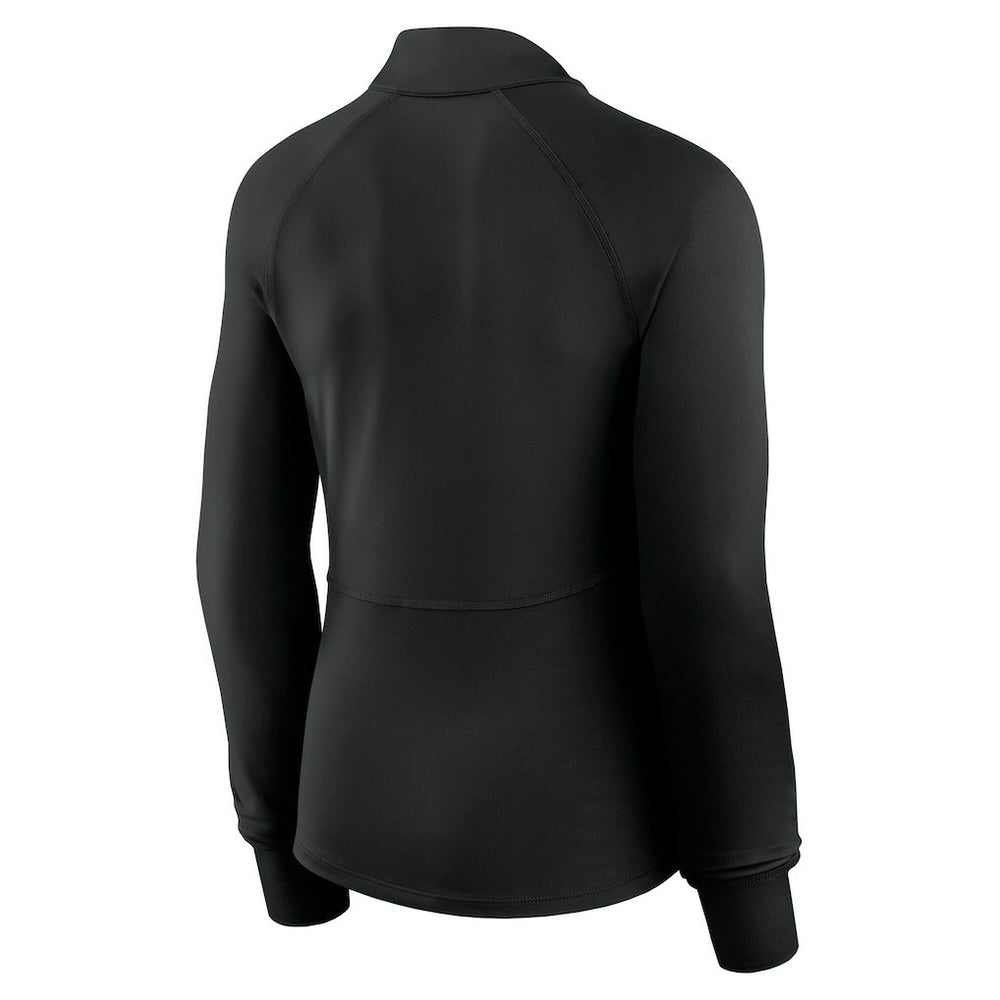 Fanatics - Boston Celtics Women's Elements Match Raglan Quarter-Zip Top - Black