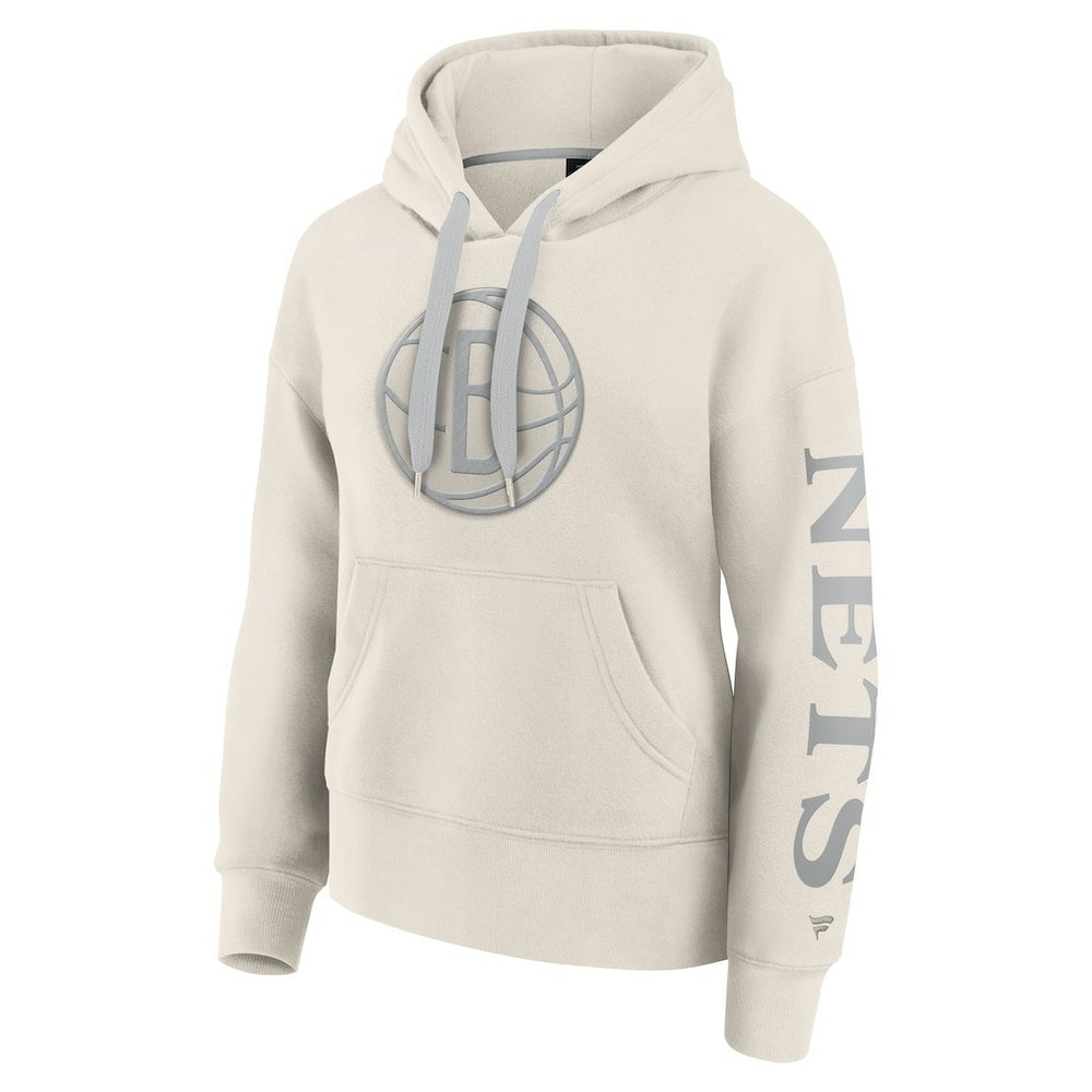 Fanatics - Brooklyn Nets Women's Elements Next Pullover Hoodie - Cream
