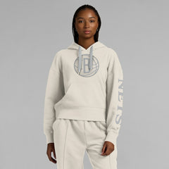 Fanatics - Brooklyn Nets Women's Elements Next Pullover Hoodie - Cream