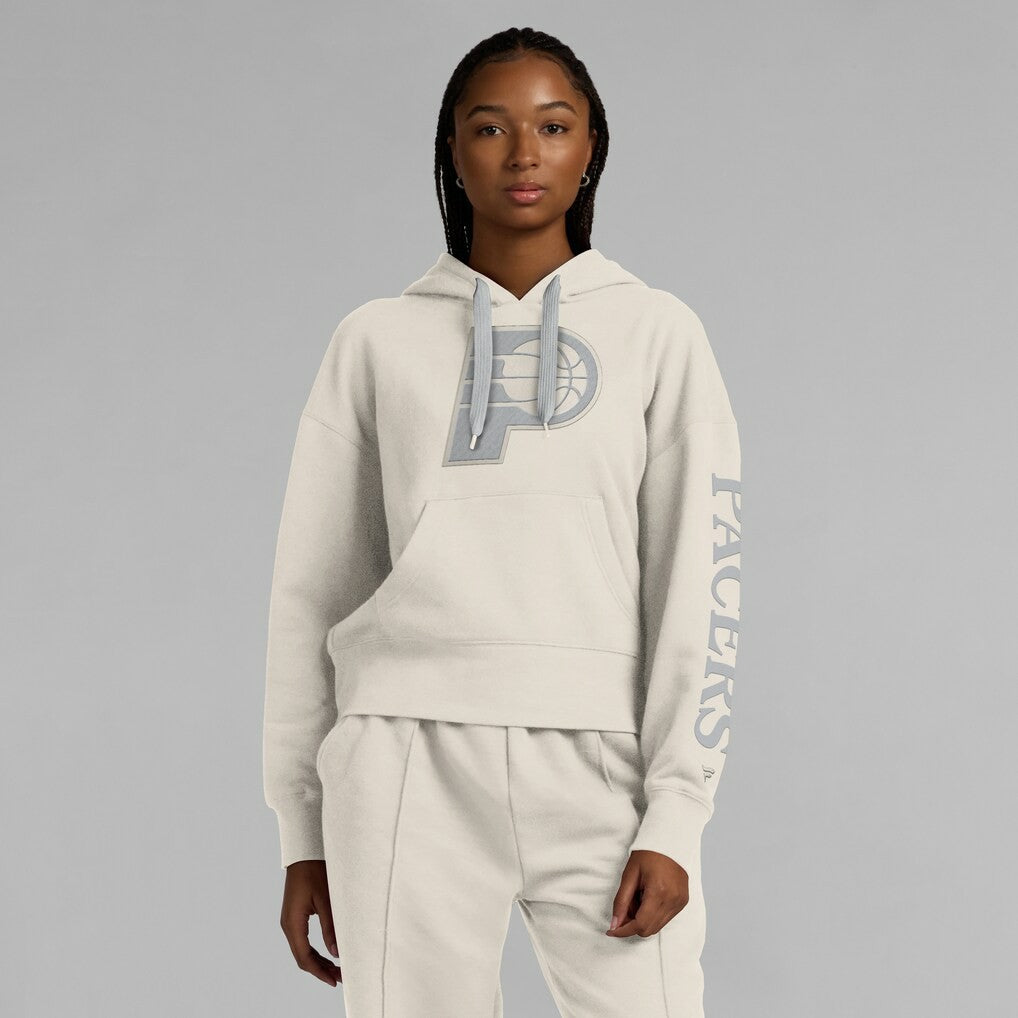 Fanatics - Indiana Pacers Women's Elements Next Pullover Hoodie - Cream