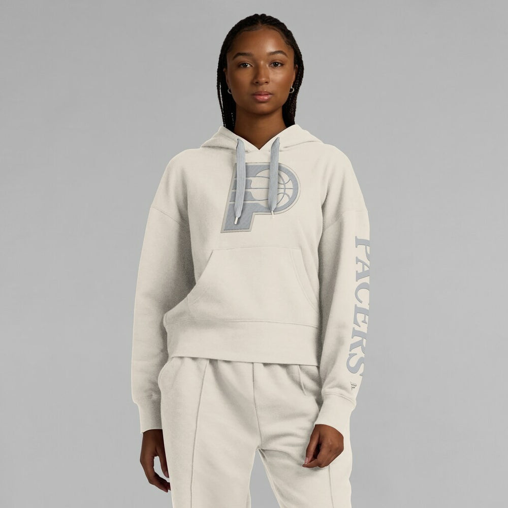 Fanatics - Indiana Pacers Women's Elements Next Pullover Hoodie - Cream