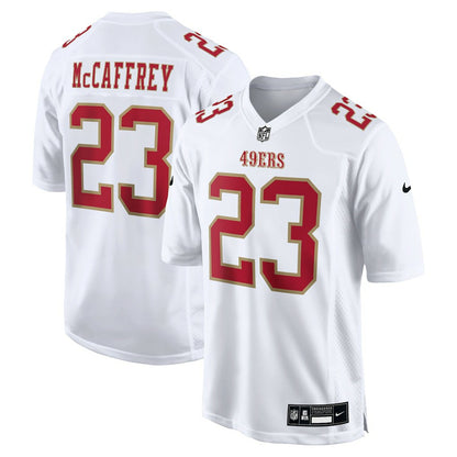 Christian McCaffrey San Francisco 49ers Fashion Game Jersey - White | NFL Jerseys