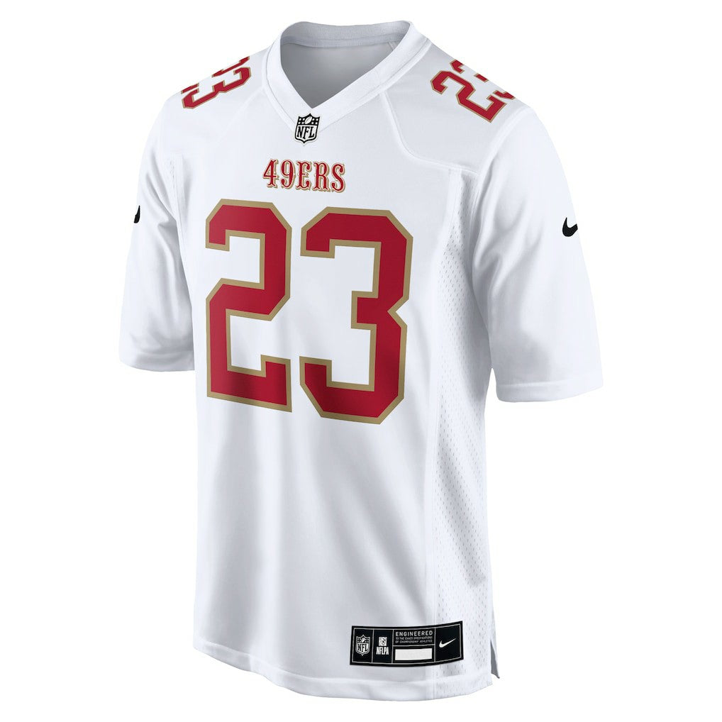 Christian McCaffrey San Francisco 49ers Fashion Game Jersey - White | NFL Jerseys