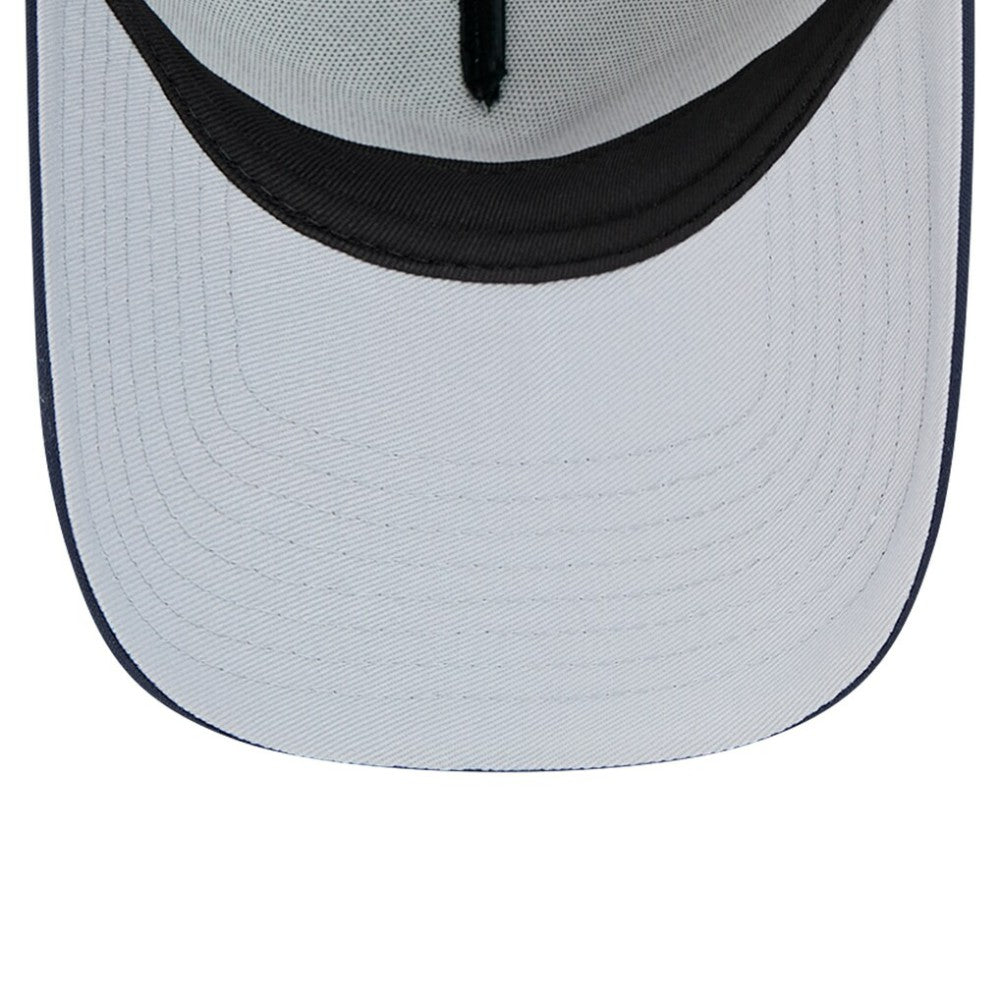 Boston Red Sox New Era Retro Wordmark 9FORTY A-Frame Trucker Adjustable Hat Lifestyle