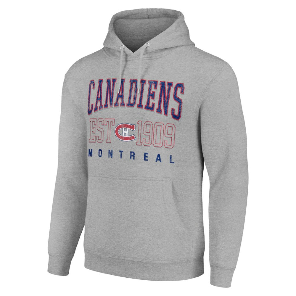 Montreal Canadiens - Starter Retro Graphic Pullover Hoodie Heather Gray
