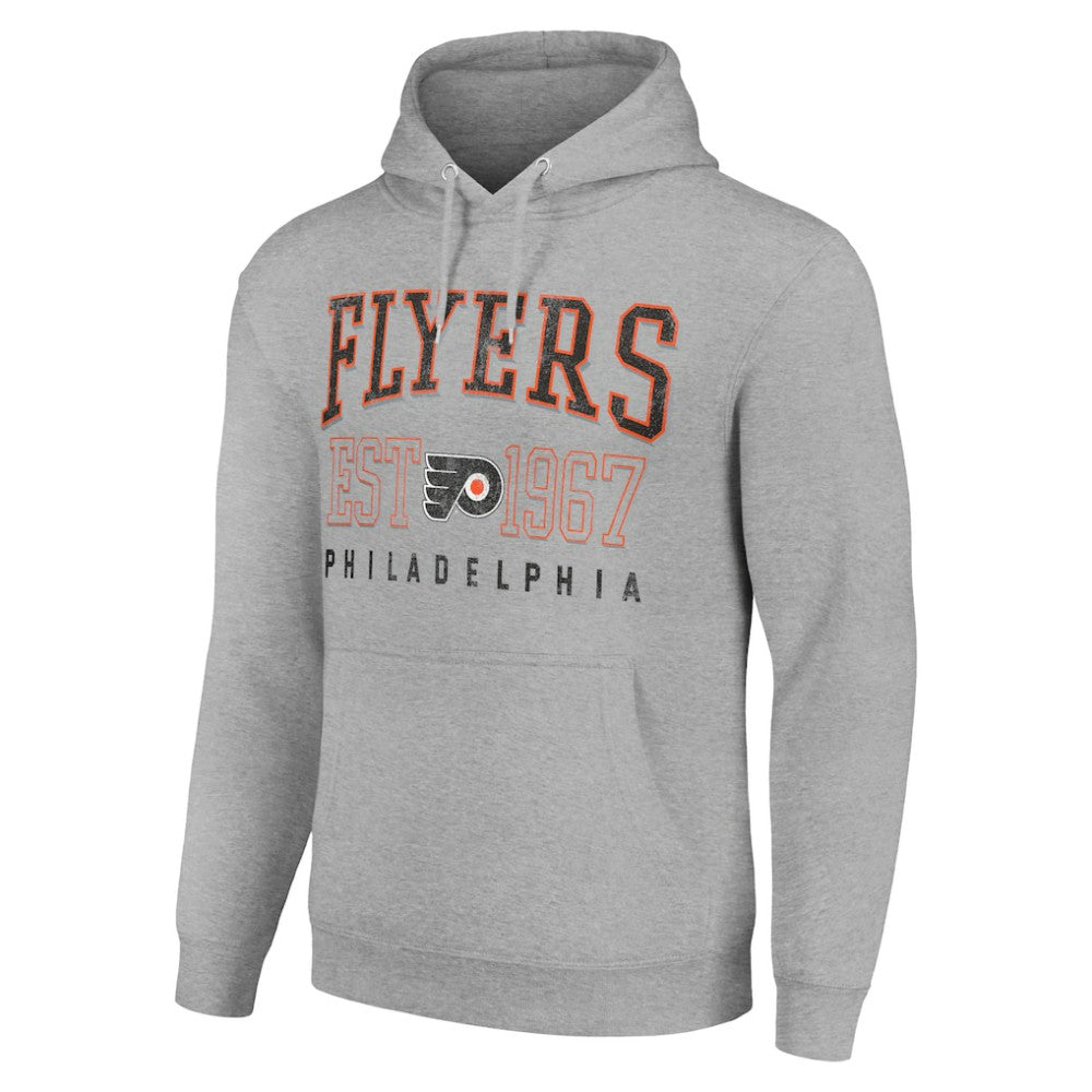 Philadelphia Flyers - Starter Retro Graphic Pullover Hoodie Heather Gray