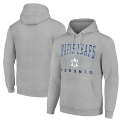 Toronto Maple Leafs - Starter Retro Graphic Pullover Hoodie Heather Gray