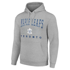 Toronto Maple Leafs - Starter Retro Graphic Pullover Hoodie Heather Gray