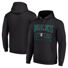 Anaheim Ducks - Starter Retro Graphic Pullover Hoodie Black
