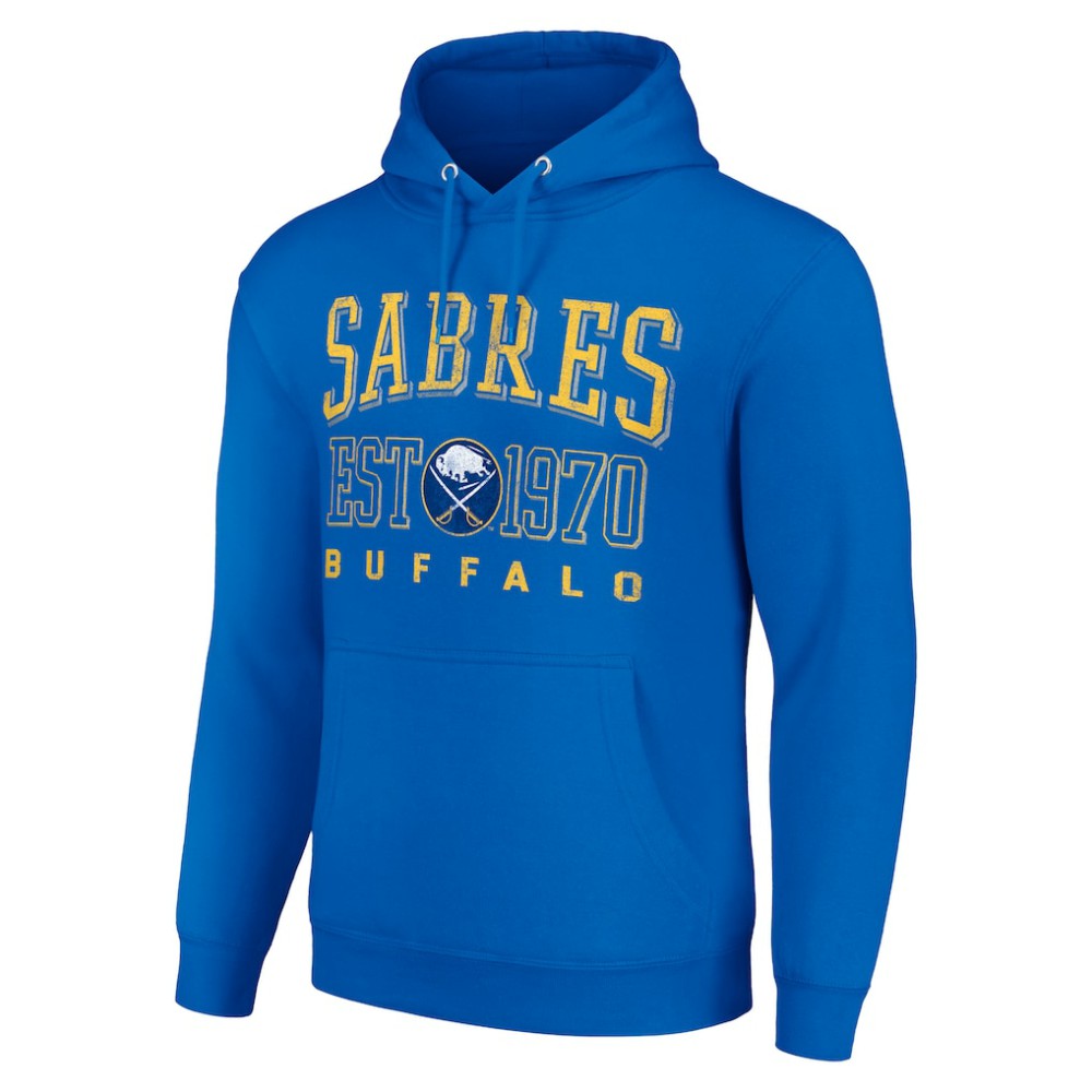 Buffalo Sabres - Starter Retro Graphic Pullover Hoodie Royal