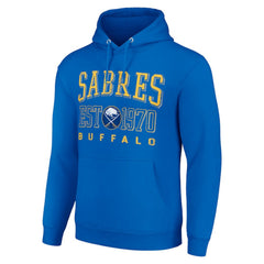 Buffalo Sabres - Starter Retro Graphic Pullover Hoodie Royal