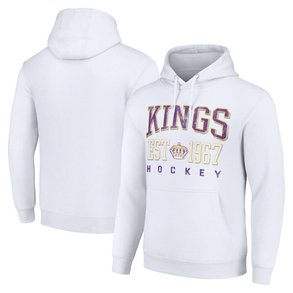Los Angeles Kings - Starter Retro Graphic Pullover Hoodie White