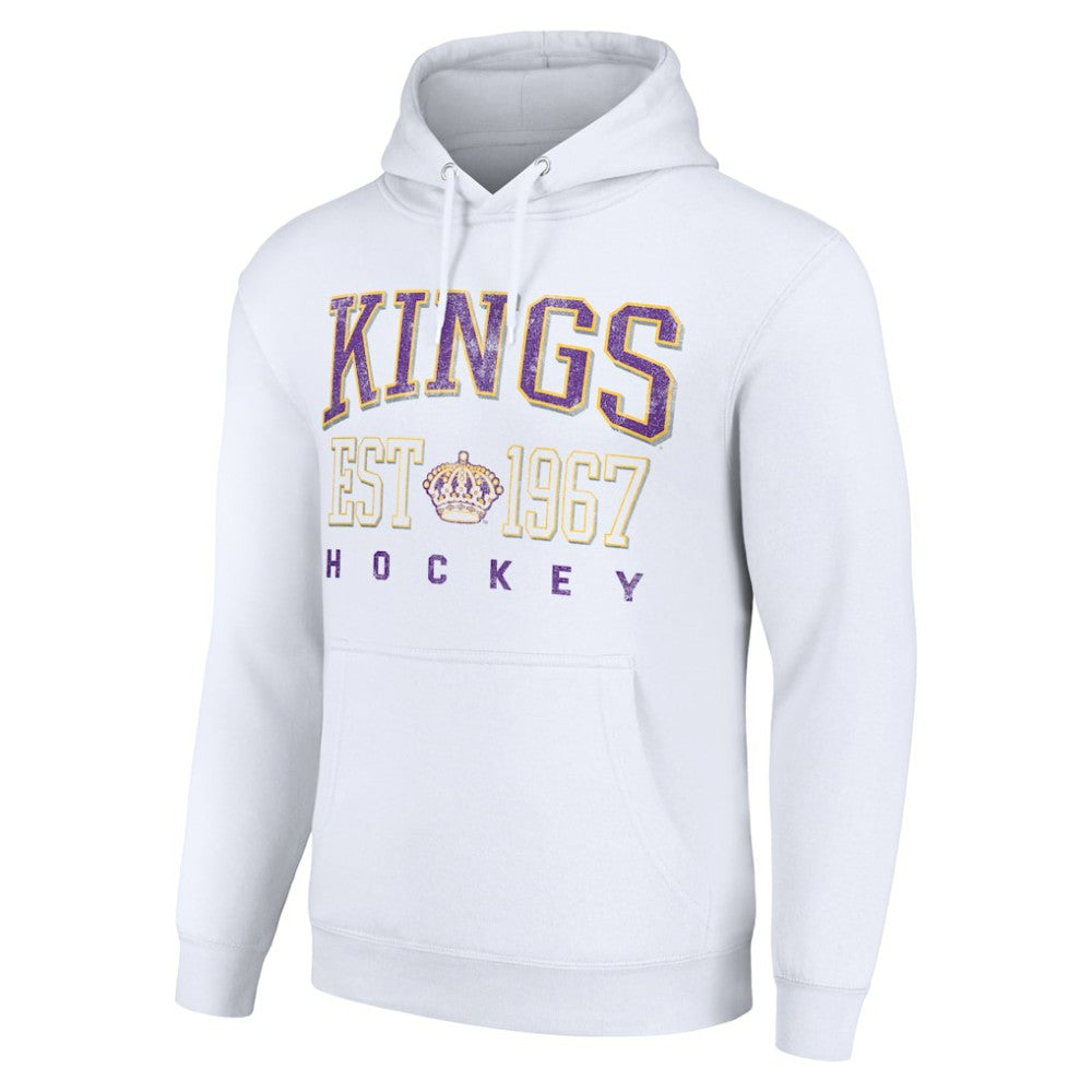 Los Angeles Kings - Starter Retro Graphic Pullover Hoodie White