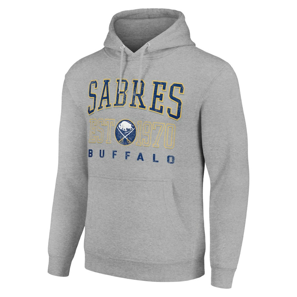 Buffalo Sabres - Starter Retro Graphic Pullover Hoodie Heather Gray