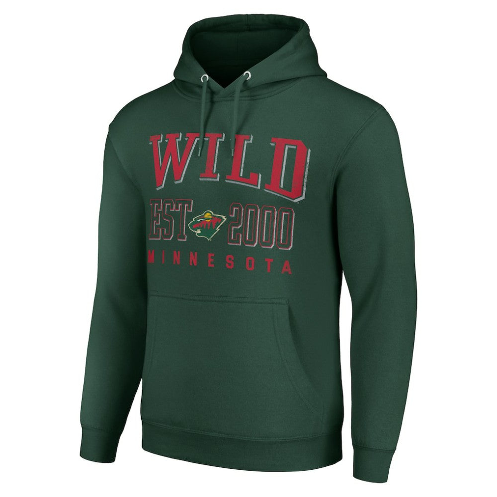 Minnesota Wild - Starter Graphic Pullover Hoodie Green