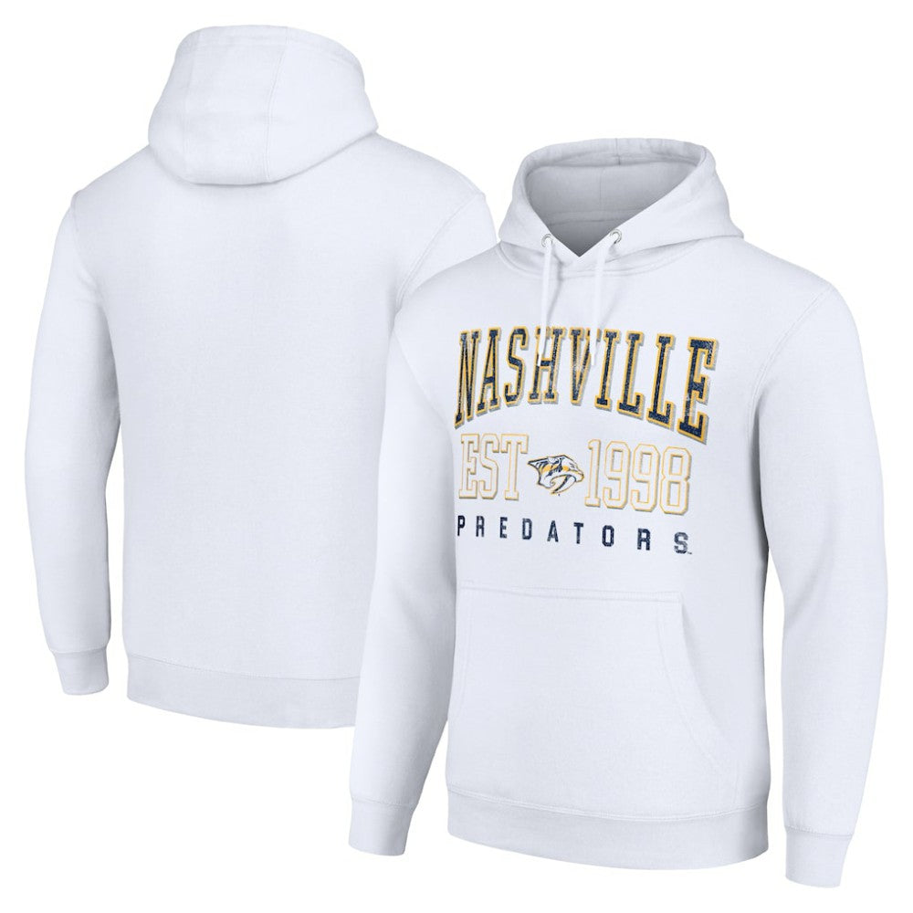 Nashville Predators - Starter Graphic Pullover Hoodie White