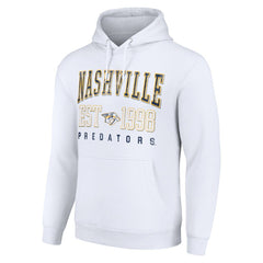 Nashville Predators - Starter Graphic Pullover Hoodie White