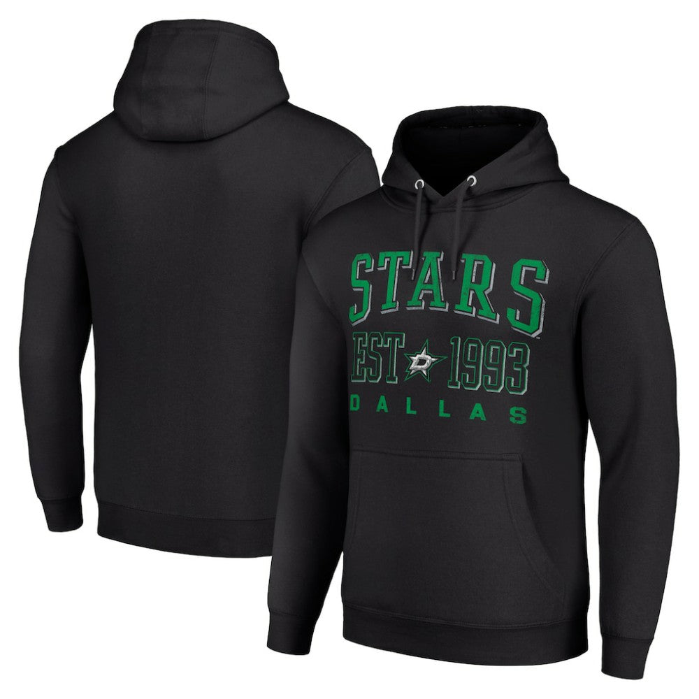 Dallas Stars - Starter Graphic Pullover Hoodie Black