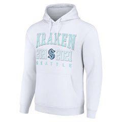 Seattle Kraken Starter Graphic Pullover Hoodie White