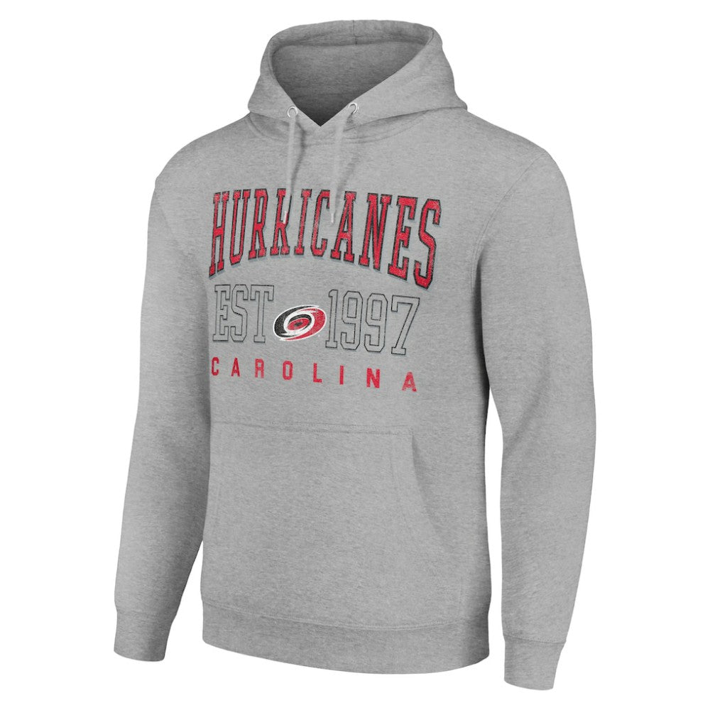 Carolina Hurricanes - Starter Graphic Pullover Hoodie Heather Gray
