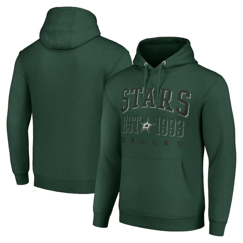 Dallas Stars - Starter Graphic Pullover Hoodie Green