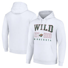 Minnesota Wild - Starter Graphic Pullover Hoodie White