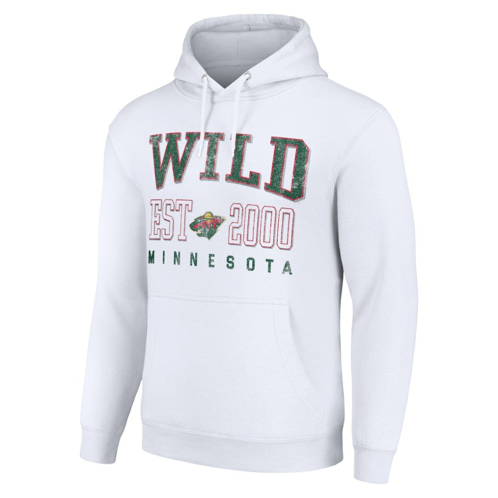 Minnesota Wild - Starter Graphic Pullover Hoodie White