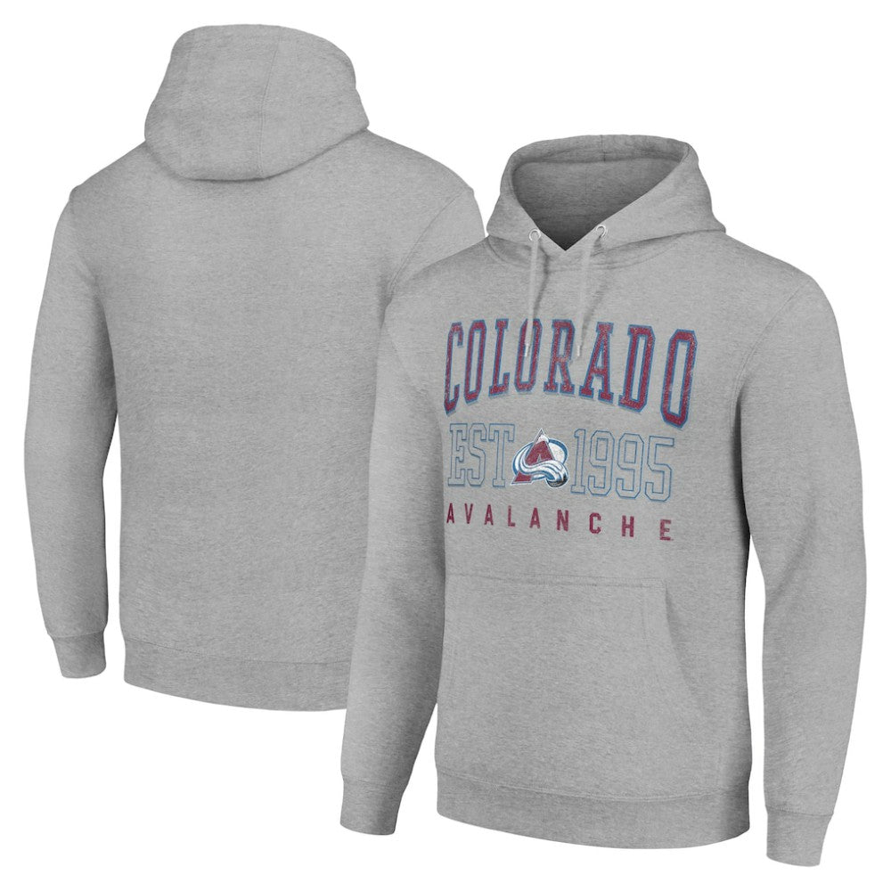 Colorado Avalanche - Starter Graphic Pullover Hoodie Heather Gray