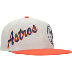 Houston Astros Mitchell & Ness Knock Out Panel Snapback Hat On Sale