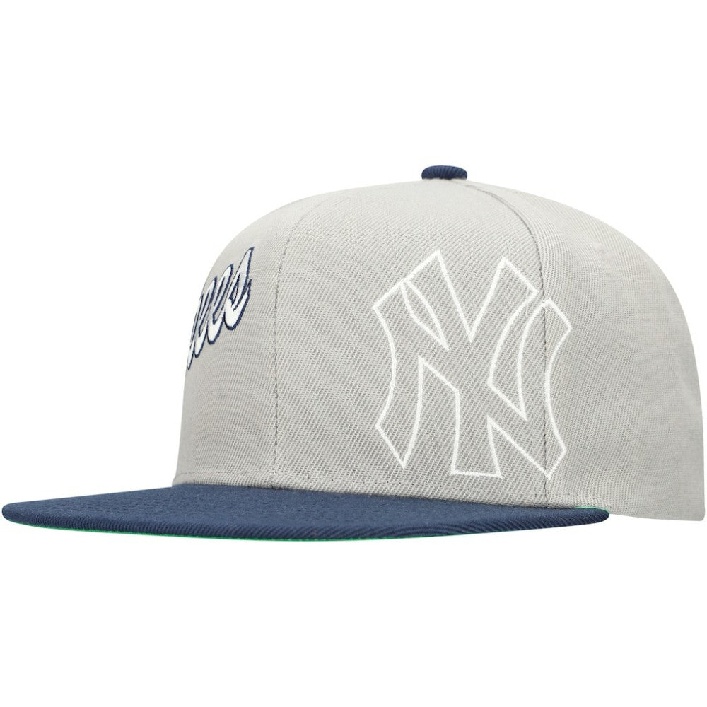 New York Yankees Mitchell & Ness Knock Out Panel Snapback Hat Sale