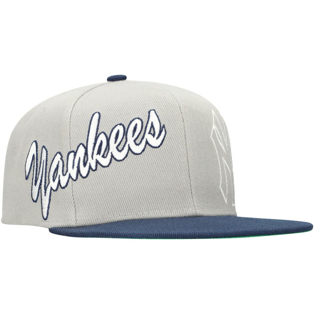 New York Yankees Mitchell & Ness Knock Out Panel Snapback Hat Sale